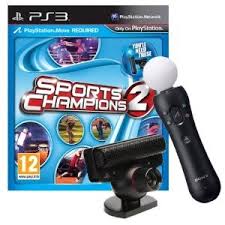 buy used Video Game Accessories Sony PS3 Move Bundle with Sports Champions 2